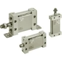 SMC 50 mm Pneumatic Cylinder MDU Series Double Acting Through Hole Mount Aluminium Alloy Body MDUB32-50DMZ