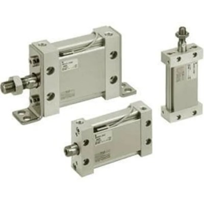 SMC 50 mm Pneumatic Cylinder MDU Series Double Acting Through Hole Mount Aluminium Alloy Body MDUB32-50DMZ