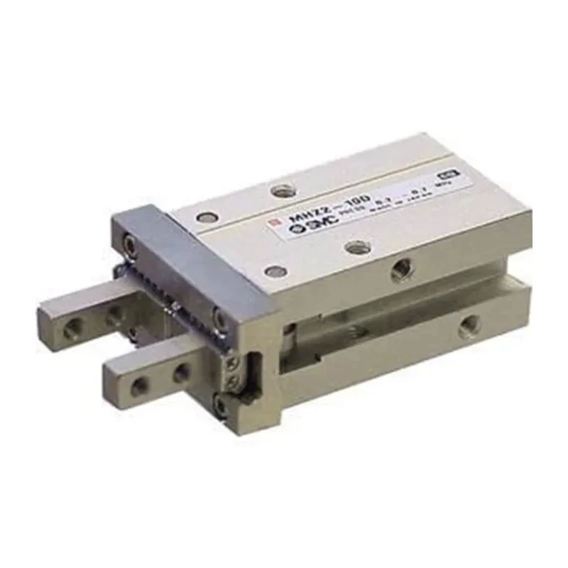 SMC 2 Finger Single Acting Action Pneumatic Gripper, Parallel Gripping Type, Bore Diameter 25mm, Stroke Length 14mm MHZ2-25C