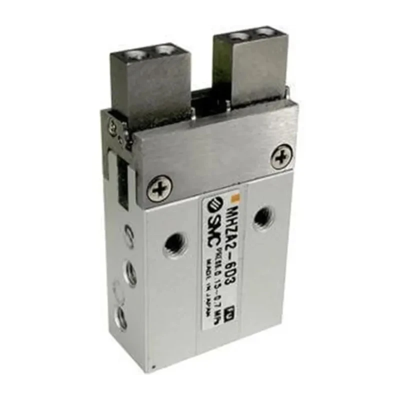 SMC 2 Finger Single Acting Parallel Pneumatic Gripper, Bore Diameter 6mm, Max Operating Pressure 7 bar, MHZA2-6S