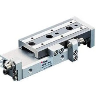 SMC Pneumatic Guided Cylinder 6mm Bore, MXQ Series, 40 mm Stroke, Double Acting, Aluminium Alloy Body MXQ6-40