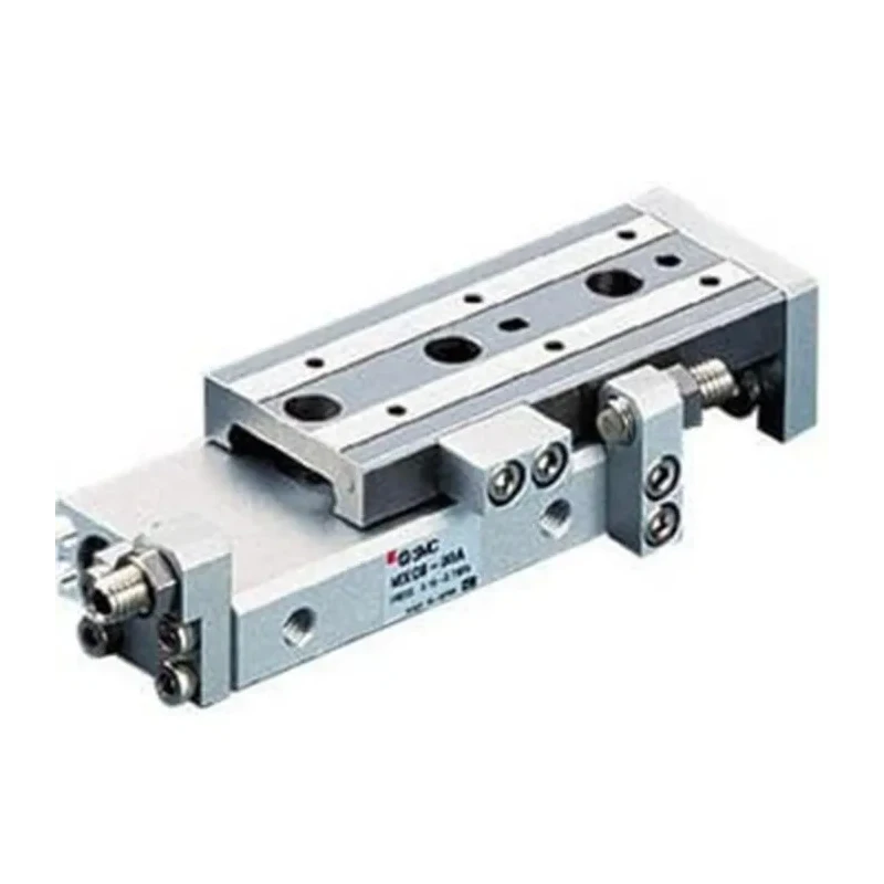 SMC Pneumatic Guided Cylinder 6mm Bore, MXQ Series, 40 mm Stroke, Double Acting, Aluminium Alloy Body MXQ6-40