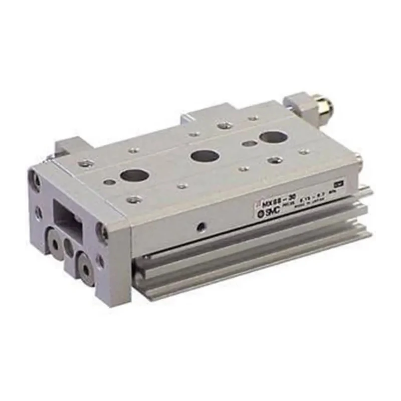 SMC Pneumatic Guided Cylinder 12mm Bore Double Acting Through Hole Mount Aluminium Alloy Body MXS Series MXS12-75AS