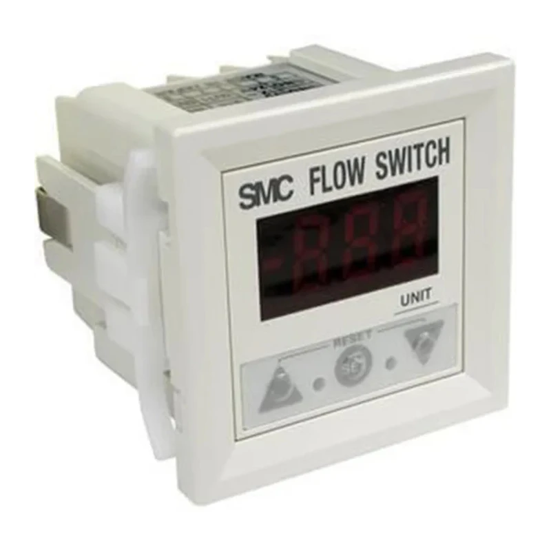 SMC Integrated Display Flow Sensor for Air with 0.5L/min to 10.5L/min Flow Rate, 24V, 80mA, IP40, Series PF2A3 
