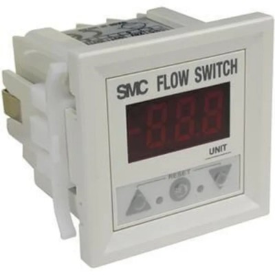SMC Remote Type Display Flow Switch for Liquid, 0.35L/min Min, 110L/min Max, 24V, 60mA PF2W3