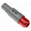 LEMO Circular Connector 2 Contacts Cable Mount 14 mm Plug Male IP50 Redel P Series PAG.M0.2GL.AC52R