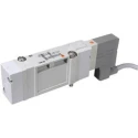 SMC Pneumatic Solenoid Valve Double 5-Port Manifold Mount Die Cast Aluminium Body 24V SV2000 