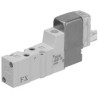 SMC Pneumatic Solenoid Valve 5 Ports Die Cast Zinc Body Base Mount 24V 0.35W Power Consumption SYJ3000