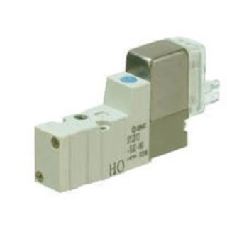 SMC Pneumatic Solenoid Valve Single Solenoid, 3 Ports, Die Cast Zinc Body, 24V, 7 Bar Max Pressure SY300