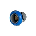 LEMO Circular Connector, 8 Contacts, Panel Mount Socket, Female, IP50, Redel P Series PKG.M0.8GL.LA