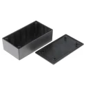 RS PRO Black Two Part ABS Enclosure with Black Lid, 40.9 mm x 120.9 mm x 65.5 mm 237-4353