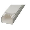 RS PRO White Open Slot PVC Cable Trunking 60mm Width x 40mm Depth x 2m Length W60mm