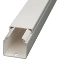 RS PRO White Open Slot Cable Trunking W40 mm x D40 mm x L2 m Polyvinyl Chloride Germany W40mm