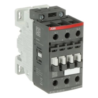 ABB AF Series Motor Control Contactor, 130V Coil, 3-Pole, 50 A, 18.5 kW, DIN Rail Mount 1SBL296001R2200