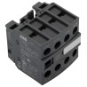 ABB Auxiliary Contact Block, 4 Contact 4 NC, Front Mount, 6 A Contact Current, 440 V Contact 1SBN010140R1204 CA4-04N