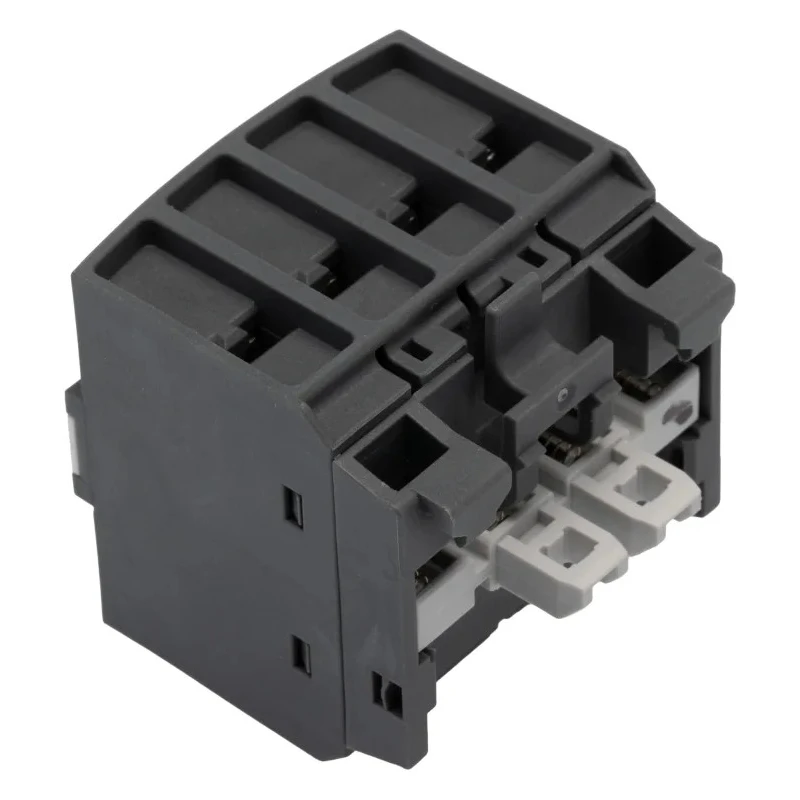 ABB Auxiliary Contact Block, 4 Contact 4 NC, Front Mount, 6 A Contact Current, 440 V Contact 1SBN010140R1204 CA4-04N