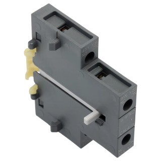 ABB Auxiliary Contact Block, 2 Contact, 1 NO/1 NC, CAL4 Series, Side Mount, 6A Contact Current 1SBN010120T1011 CAL4-11-T