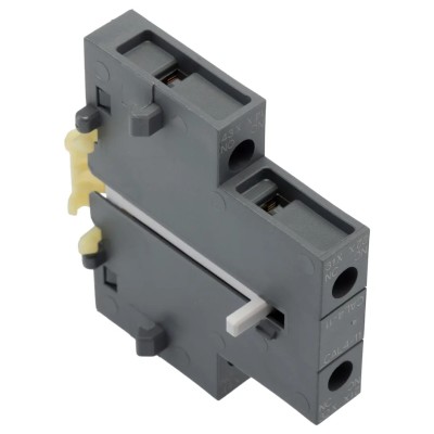 ABB Auxiliary Contact Block, 2 Contact, 1 NO/1 NC, CAL4 Series, Side Mount, 6A Contact Current 1SBN010120T1011 CAL4-11-T