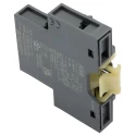 ABB Auxiliary Contact Block, 2 Contact, 1 NO/1 NC, CAL4 Series, Side Mount, 6A Contact Current 1SBN010120T1011 CAL4-11-T
