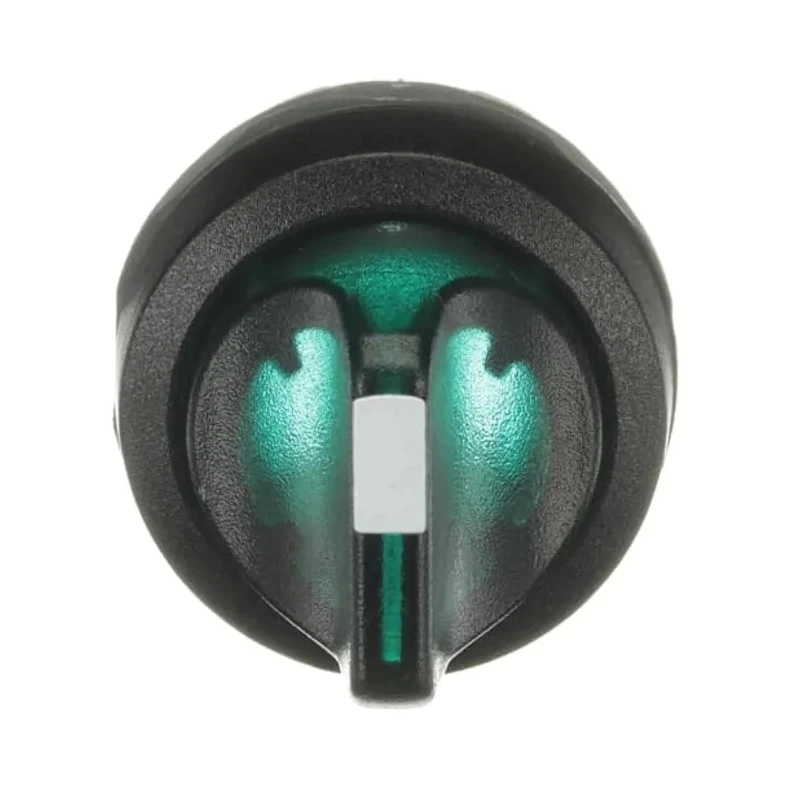 ABB M3SS1 Series 3 Position Illuminated Selector Switch Head 22.5 mm Cutout Green Handle IP66 M3SS1