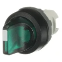 ABB M3SS1 Series 3 Position Illuminated Selector Switch Head 22.5 mm Cutout Green Handle IP66 M3SS1