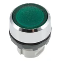 ABB MP2 Series Green Maintained Push Button Head 22.5 mm Cutout IP66 1SFA611101R2102