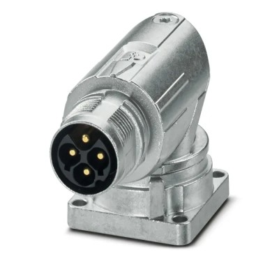 Phoenix Contact Circular Connector 4 Contacts Front Mount M17 Plug Male IP66 IP68 25A 630V M17 PRO Series 1628517
