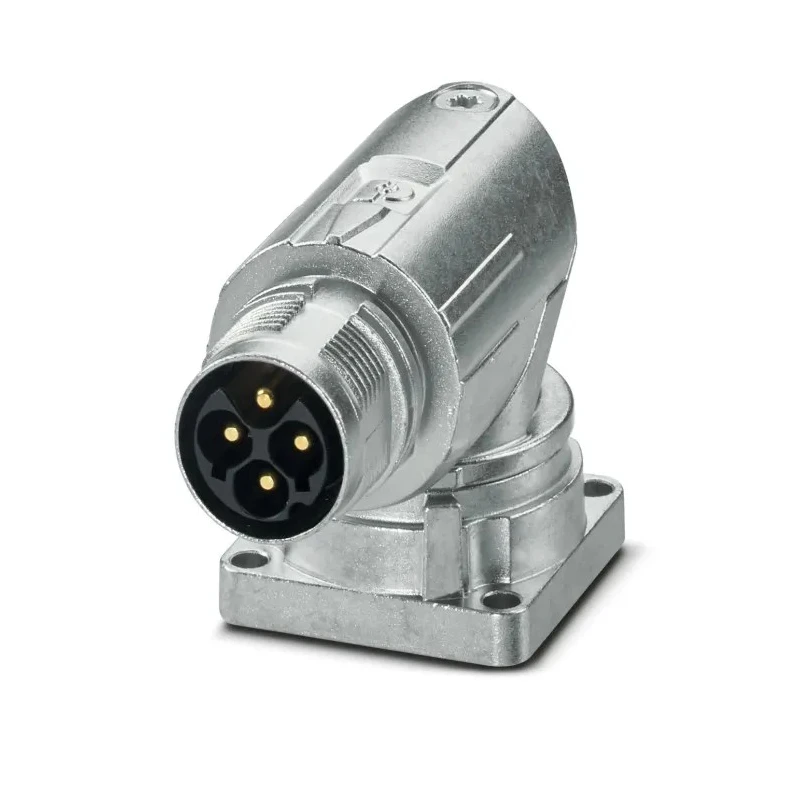 Phoenix Contact Circular Connector 4 Contacts Front Mount M17 Plug Male IP66 IP68 25A 630V M17 PRO Series 1628517