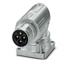 Phoenix Contact Circular Connector 4 Contacts Front Mount M17 Plug Male IP66 IP68 25A 630V M17 PRO Series 1628517