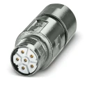 Phoenix Contact Industrial Circular Connector Cable Socket 6 Contacts M23 630V 30A IP66 IP68 M23-5ES198A9L24S 1628844