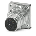 Phoenix Contact Circular Connector, 9 Contacts, Front Mount, M17 Size, Socket Female, IP66 IP68, Crimp Termination 1628907