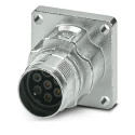 Phoenix Contact Circular Connector 7 Contacts Front Mount Socket Female M17 PRO Series IP66, IP68 14A 630V 1628913
