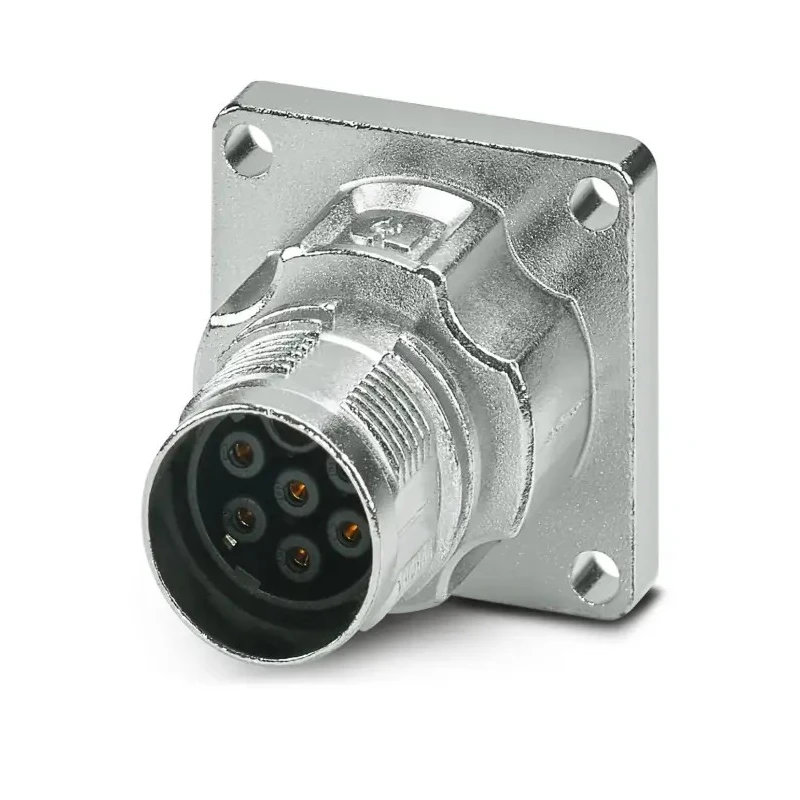 Phoenix Contact Circular Connector 7 Contacts Front Mount Socket Female M17 PRO Series IP66, IP68 14A 630V 1628913