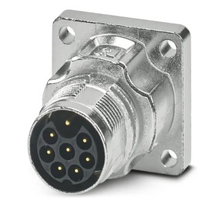 Phoenix Contact Industrial Circular Connector 8 Contacts Front Mount M17 Thread Plug Male IP66 IP68 630V 14A M17 PRO 1628912