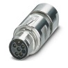 Phoenix Contact Circular Connector Cable Mount, 6 Contacts, Male Plug, M17 PRO Series, IP67 IP68, 630 V, 14 A 1628954