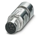 Phoenix Contact Circular Connector Cable Mount Socket Female 6 Contacts 14A 630V M17 PRO Series 1628952