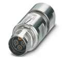 Phoenix Contact Circular Connector Cable Mount Socket, Female, 4 Contacts, M17 Size, 25A, 630V, IP67 IP68, M17 PRO 1628958