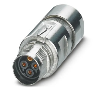 Phoenix Contact Circular Connector Cable Mount Socket, Female, 4 Contacts, M17 Size, 25A, 630V, IP67 IP68, M17 PRO 1628958