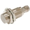 Omron Threaded Barrel Inductive Proximity Sensor M18 NPN 30 V DC 8 mm Detection E2E-X8C218-M1