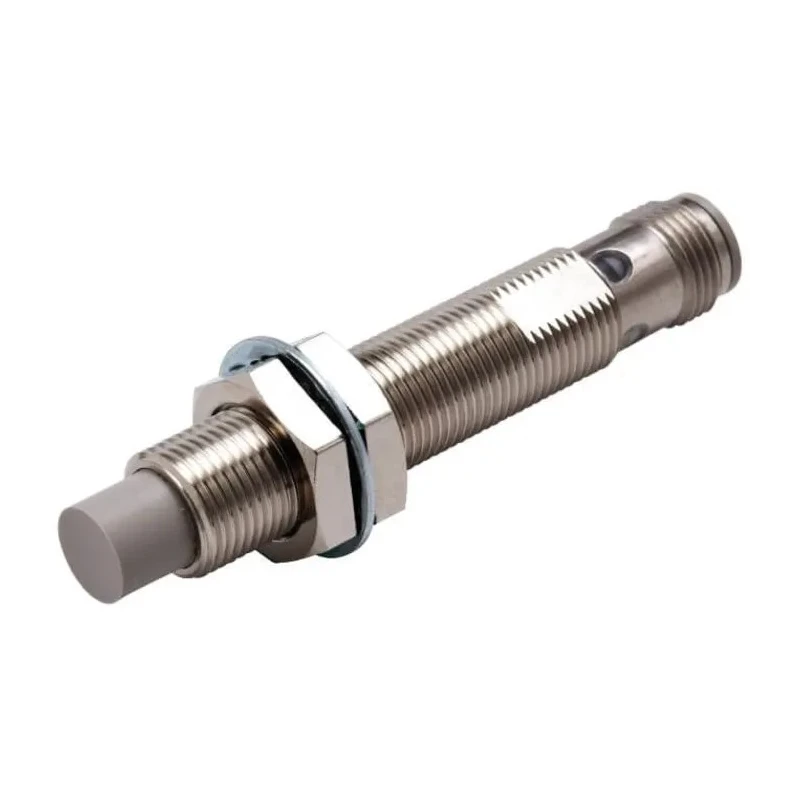 Omron Threaded Barrel Inductive Proximity Sensor M12 NPN 30 V dc 8 mm Detection E2E-X8MC1L12-M1