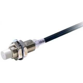 Omron Threaded Barrel Inductive Proximity Sensor M12 NPN Output 30V DC 8mm Detection Length 47.1mm E2E-X8MC212 2M