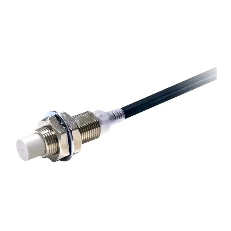 Omron Threaded Barrel Inductive Proximity Sensor M12 NPN Output 30V DC 8mm Detection Length 47.1mm E2E-X8MC212 2M