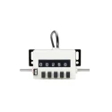 Hengstler 5 Digit Digital Stroke Counter Type 250, Plate Mount, 250V AC RS0250001