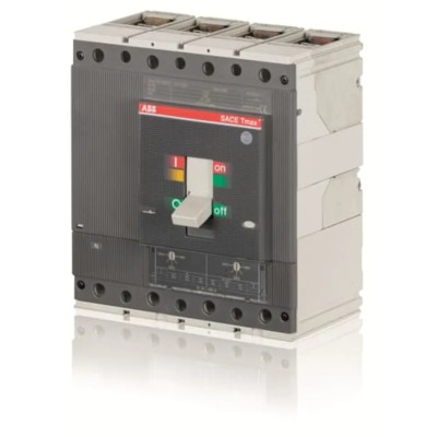ABB Tmax Molded Case Circuit Breaker 4-Pole 500A Breaking Capacity 40kA Fixed Mount 1SDA054533R1 T5V630 FF TMA 500A V