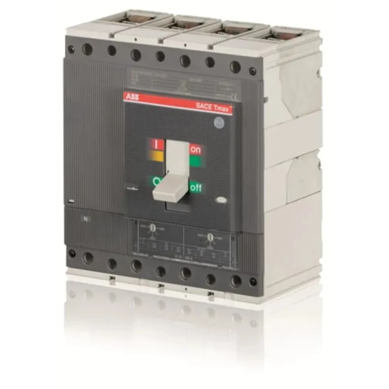 ABB Tmax Molded Case Circuit Breaker 4-Pole 500A Breaking Capacity 40kA Fixed Mount 1SDA054533R1 T5V630 FF TMA 500A V