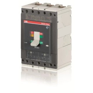 ABB Molded Case Circuit Breaker 3-Pole 500A 200 kA Breaking Capacity Fixed Lever Thermal 1SDA054469R1 T5L630 FF TMA 500A