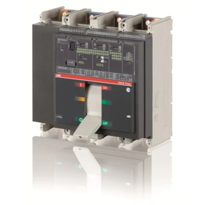 ABB 4-Pole Molded Case Circuit Breaker 1000A, Breaking Capacity 100 kA, Fixed Mounting 1SDA062779R1 T7H 1000A PR232-LSI FF