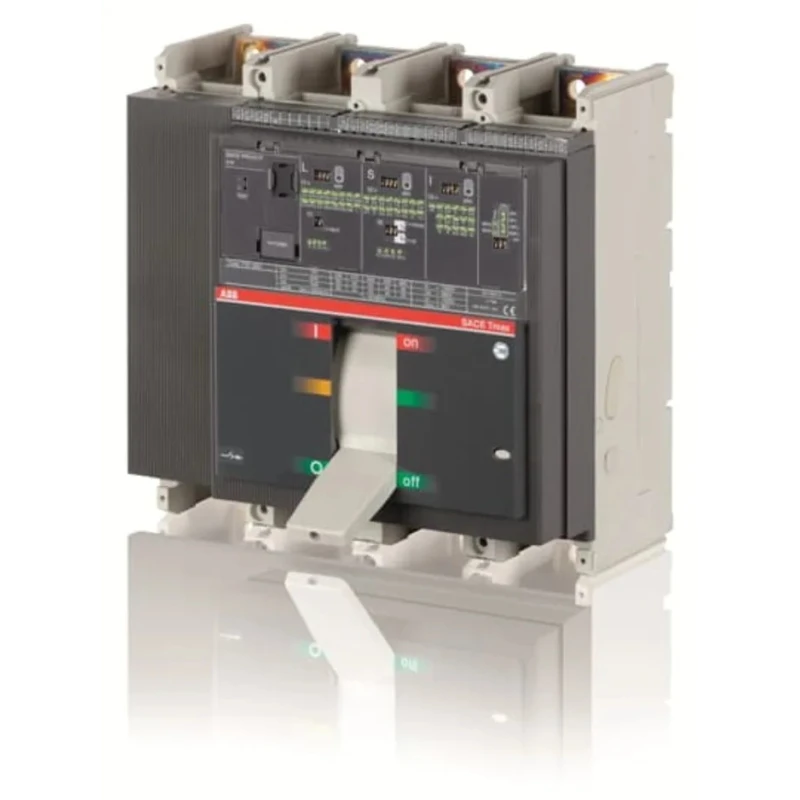 ABB 4-Pole Molded Case Circuit Breaker 1000A, Breaking Capacity 100 kA, Fixed Mounting 1SDA062779R1 T7H 1000A PR232-LSI FF