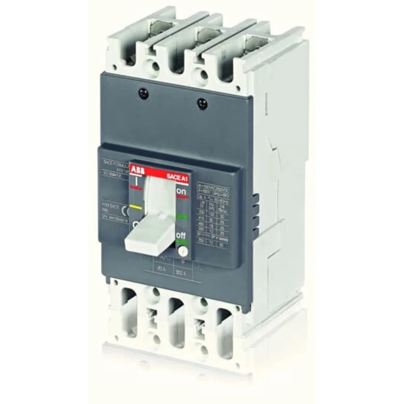 ABB Formula DSA Molded Case Circuit Breaker 1-Pole 80A Breaking Capacity 25 kA Fixed 1SDA066693R1