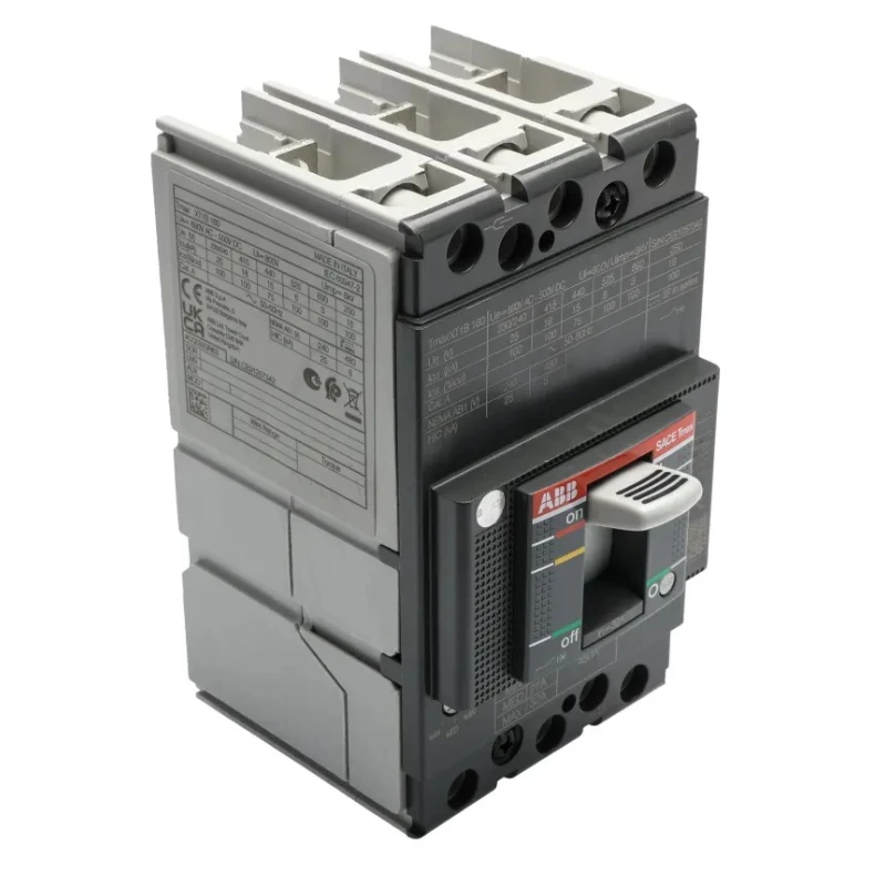 ABB Tmax XT Molded Case Circuit Breaker 3-Pole 32A Breaking Capacity 25 kA Fixed Mount 1SDA066802R1 XT1B 160 TMD 32A FF